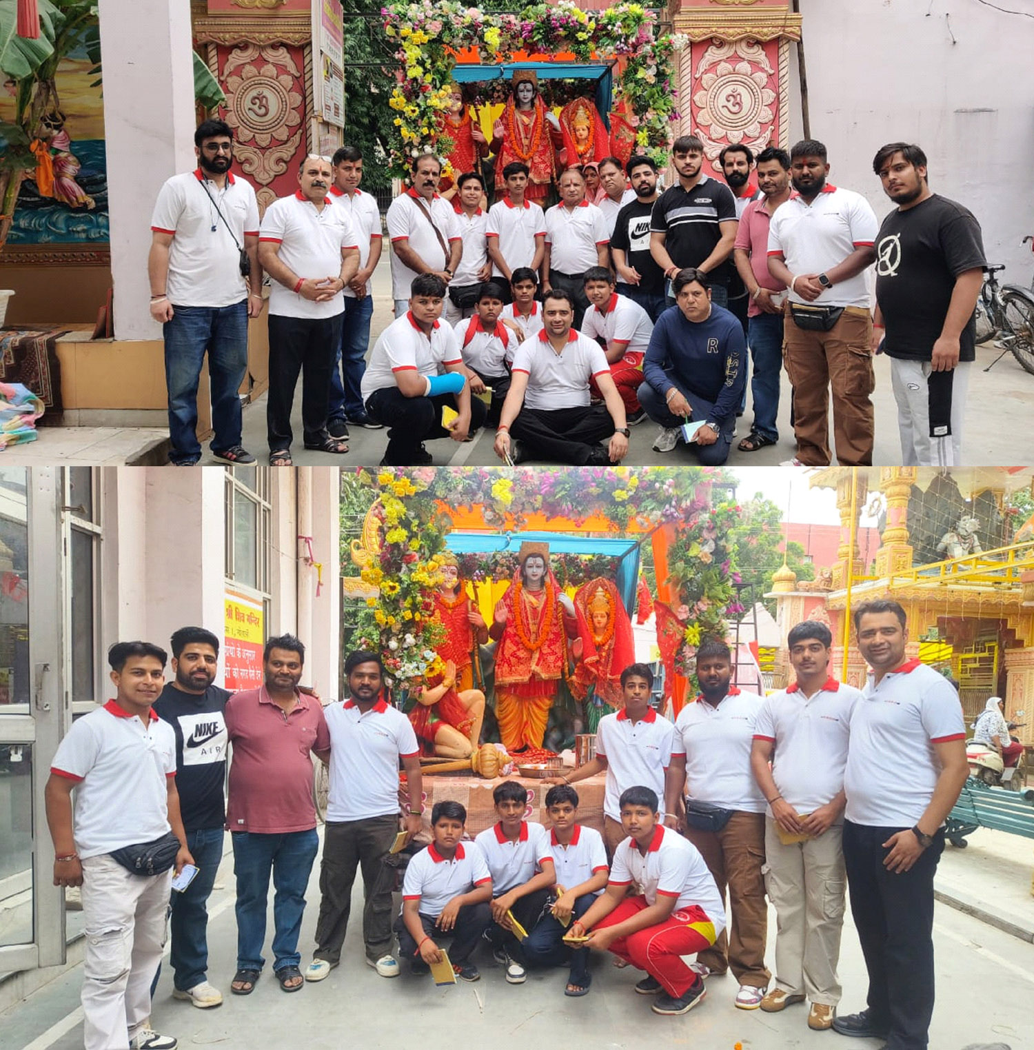 A grand procession of Shri Ramlila and Dussehra Committee was taken out in Mohali.